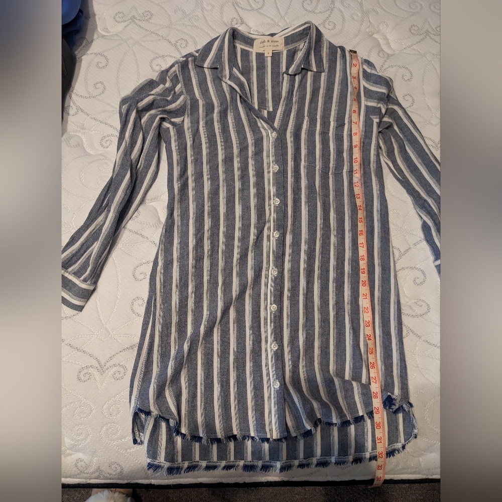 Cloth & Stone Striped button down - Picture 5 of 10